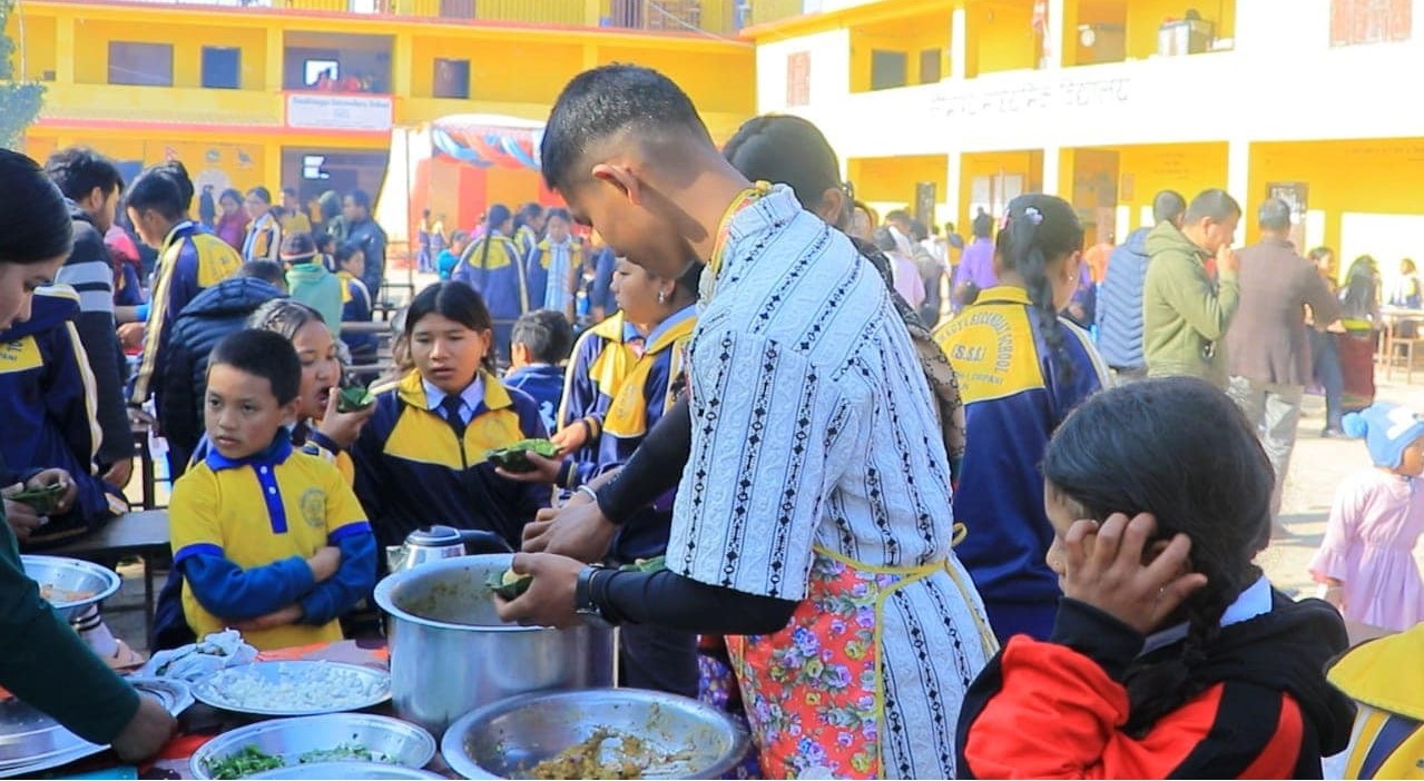 सौभाग्य मावि चिदीपानी पाल्पामा विद्यार्थीहरुद्धारा खाना महोत्सवको आयोजना
