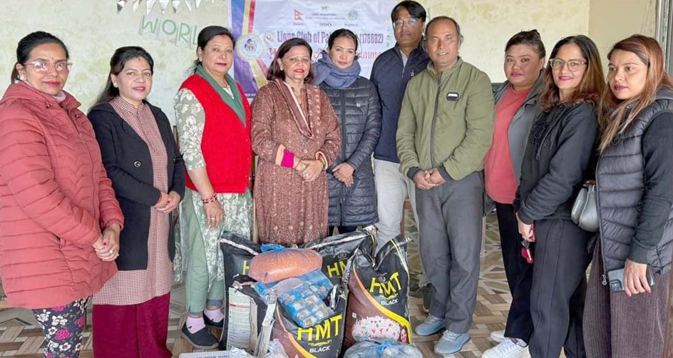 पाल्पा सिविआरका बालबालिकालाई खाद्यान्न सहयोग