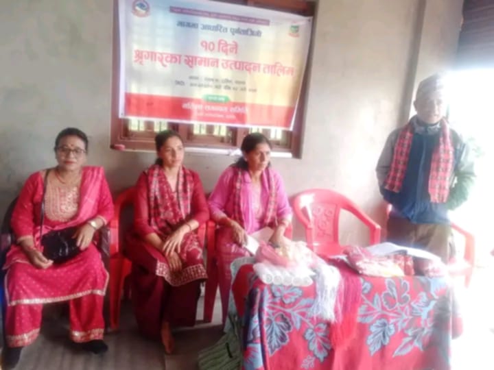 रम्भाको तीनवटा वडामा मागमा आधारित १० दिने सिपमुलक तालिम शुरु