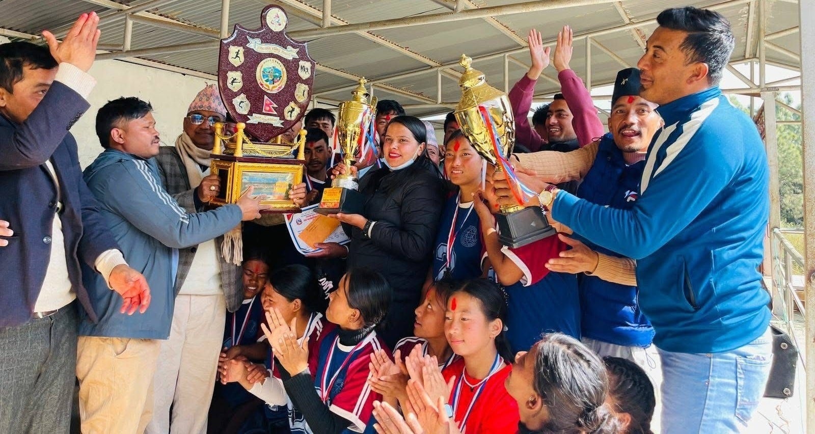 रैनादेवी छहरामा राष्ट्रपति रनिङ शिल्डको उपाधि महाकालीलाई